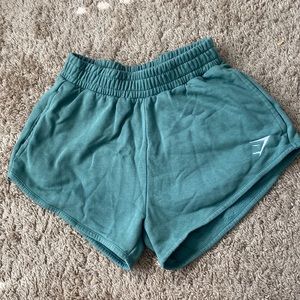 Green Gymshark shorts